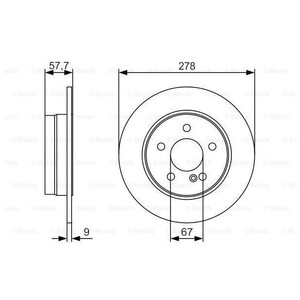 Фото Гальмівний диск Bosch 0 986 479 S96