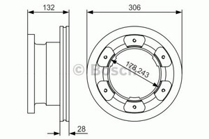 Фото Гальмівний диск Bosch 0 986 479 A35