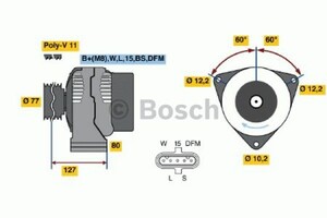 Фото Генератор Bosch 0 986 042 410