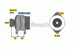 Фото Генератор Bosch 0 986 041 381