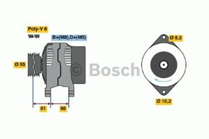 Фото Генератор Bosch 0 986 042 171