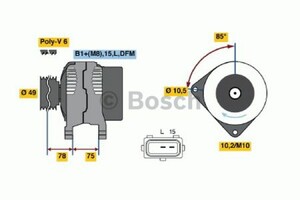 Фото Генератор Bosch 0 986 041 810