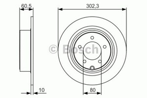 Фото Гальмівний диск Bosch 0 986 479 R07