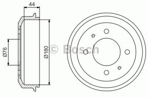 Фото Гальмівний барабан Bosch 0 986 477 182