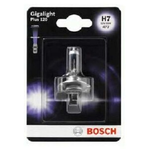 Фото Автолампа H7 12V 55W PX26d Gigalight +120% Bosch 1 987 301 110