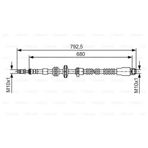 Фото Гальмівний шланг Bosch 1 987 481 546