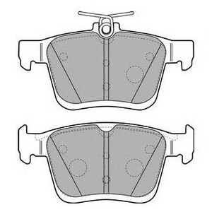 Фото DELPHI VW гальмів.колодки задн.Audi A3,Golf VII,Touran 12- Delphi LP2490