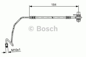 Фото Гальмівний шланг Bosch 1 987 481 534