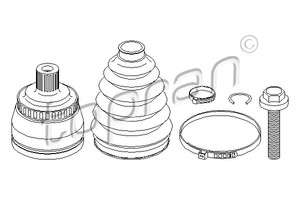 Фото Шарнірний комплект, привідний вал Topran 109 395 755