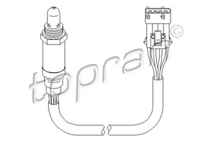 Фото Лямбда-зонд Topran 721 855 756