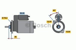 Фото Стартер Bosch 0 986 012 330