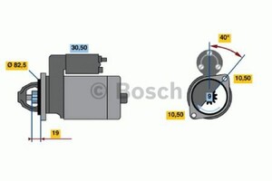 Фото Стартер Bosch 0 986 013 100