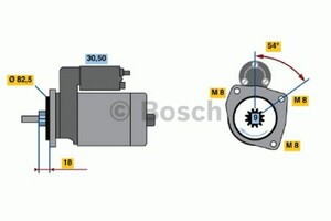 Фото Стартер Bosch 0 986 014 580