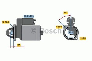 Фото Стартер Bosch 0 986 014 840