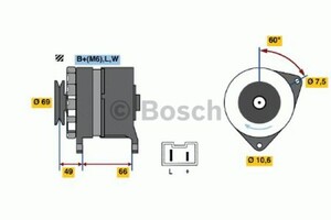 Фото Генератор Bosch 0 986 032 320