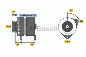 Фото Генератор Bosch 0 986 034 010