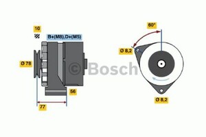 Фото Генератор Bosch 0 986 034 170