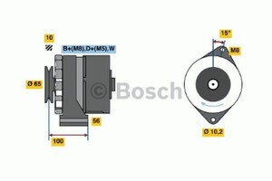 Фото Генератор Bosch 0 986 034 530