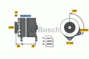 Фото Генератор Bosch 0 986 035 780