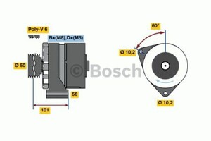 Фото Генератор Bosch 0 986 035 890