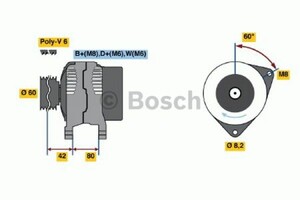 Фото Генератор Bosch 0 986 036 690