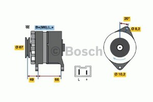 Фото Генератор Bosch 0 986 036 911