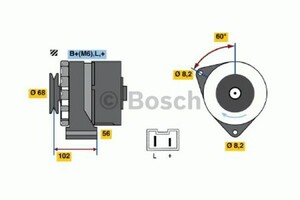 Фото Генератор Bosch 0 986 037 781