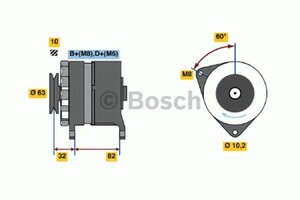 Фото Генератор Bosch 0 986 038 300