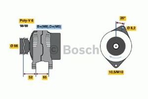 Фото Генератор Bosch 0 986 038 740