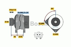 Фото Генератор Bosch 0 986 039 090