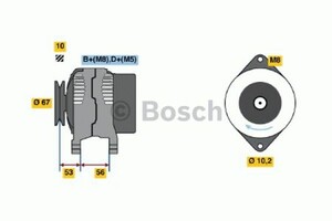 Фото Генератор Bosch 0 986 039 230