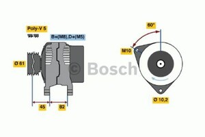 Фото Генератор Bosch 0 986 039 550