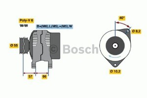 Фото Генератор Bosch 0 986 040 081