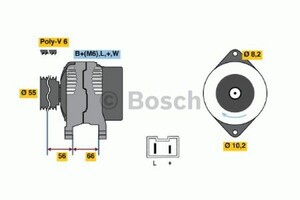 Фото Генератор Bosch 0 986 040 091