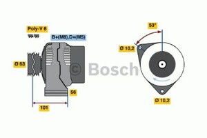 Фото Генератор Bosch 0 986 040 211