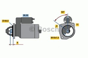 Фото Стартер Bosch 0 986 017 840