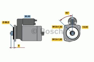 Фото Стартер Bosch 0 986 014 971