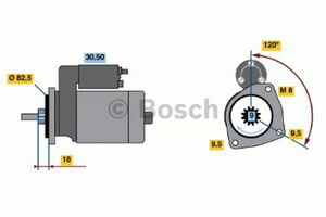 Фото Стартер Bosch 0 986 015 320