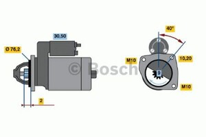 Фото Стартер Bosch 0 986 016 840