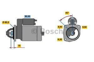 Фото Стартер Bosch 0 986 010 280