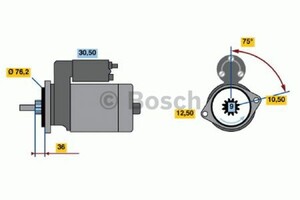 Фото Стартер Bosch 0 986 010 530