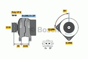 Фото Генератор Bosch 0 986 041 300