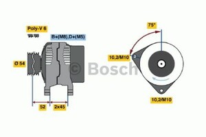 Фото Генератор Bosch 0 986 042 081