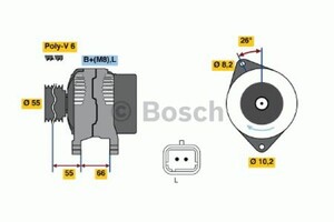 Фото Генератор Bosch 0 986 042 181