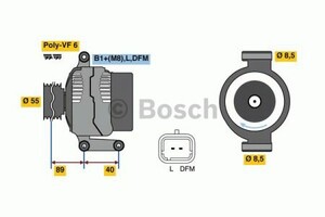 Фото Генератор Bosch 0 986 042 720