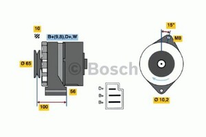 Фото Генератор Bosch 0 986 034 180