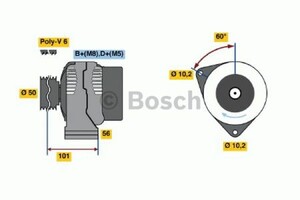 Фото Генератор Bosch 0 986 037 990