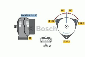 Фото Генератор Bosch 0 986 042 580