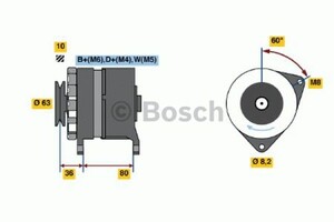 Фото Генератор Bosch 0 986 036 041