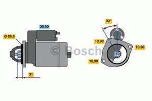 Фото Стартер Bosch 0 986 013 720